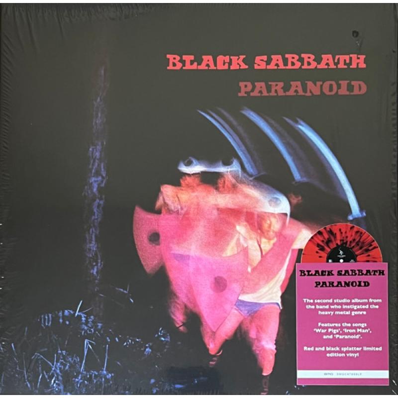Paranoid ( Red W/ Black Splatter Vinyl) RSD 2024